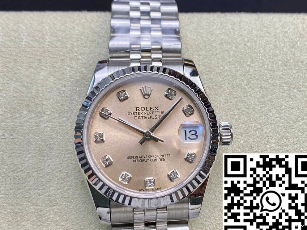 Diamond-set Casual 31MM Rolex Factory 682 EW Datejust Dial 0729
